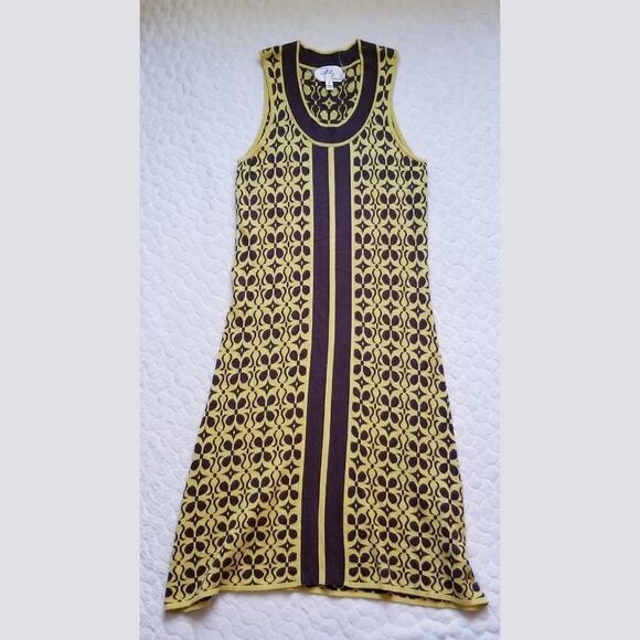 Milly of New York sweater dress geometric 70s mod - Picture 1 of 9